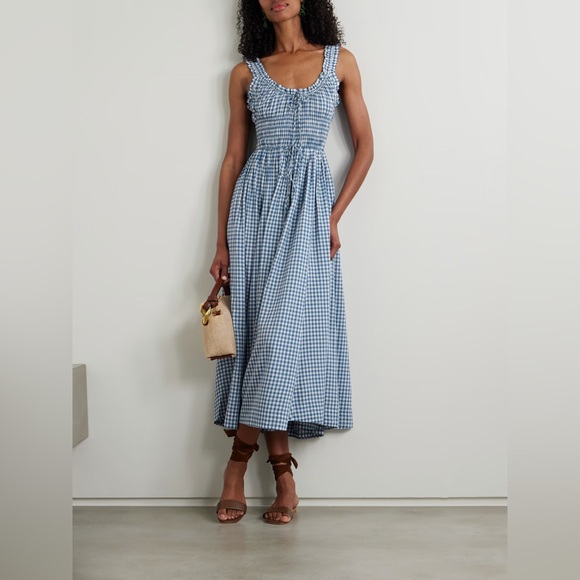 Doen Dresses & Skirts - NWT Doen Emmaretta blue gingham medium